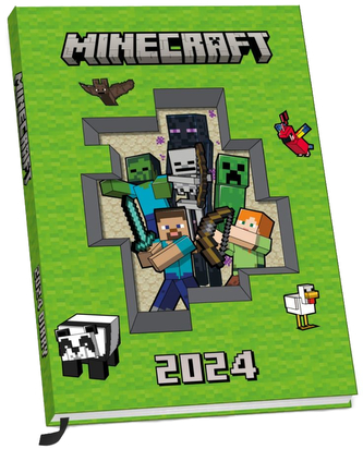 Diář 2024 Minecraft: Create (A5 15,6 x 21,2 x 1,5 cm)