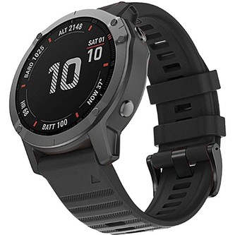 RhinoTech řemínek pro Garmin QuickFit silikonový outdoor 26mm černý