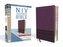 NIV, Thinline Bible, Large Print, Imitation Leather, Purple, Red Letter Edition
