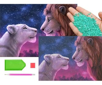 DIAMANTOVÉ MALOVÁNÍ LVÍ KRÁL