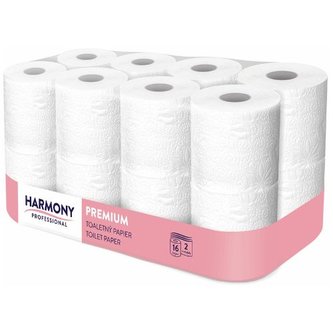 Harmony Professional toaletní papír,  2 vrstvý, celulóza - 16 ks