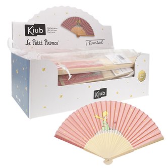 Bambusový vějíř EVEN07G02 MALÝ PRINC KIUB