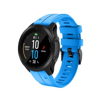 RhinoTech řemínek pro Garmin QuickFit sportovní silikonový 26mm modrý
