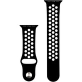 RhinoTech sportovní řemínek pro Apple Watch 42 / 44mm Černo-bílá