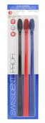 Swissdent Profi Zubní kartáček Colours Trio 3 ks Black, Red, Blue unisex