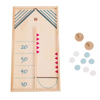 BS Toys, 2 w 1 drewniana gra Fliper - Hokej XL