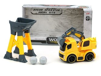 Koparka z pojemnikiem na urobek