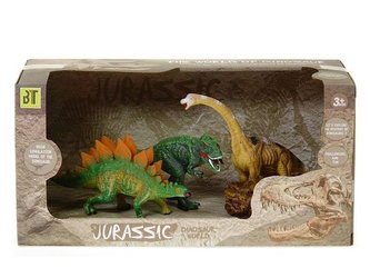 Zestaw 3 dinozaurów