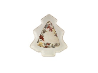 Talíř/tác na cukroví ve tvaru stromu Sottobosco BRANDANI