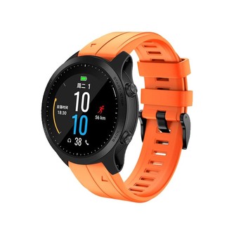 RhinoTech řemínek pro Garmin QuickFit sportovní silikonový 26mm oranžový