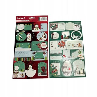 Naklejki do podpisywania prezentów 15x26cm 2szt