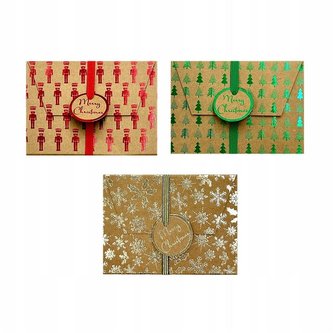 Pudełka na karty podarunkowe 3szt