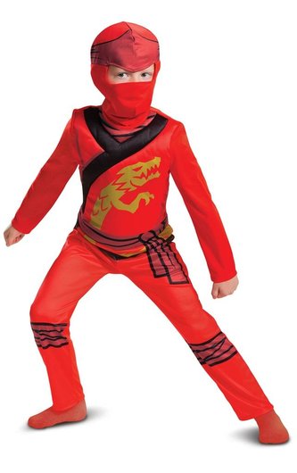 Strój dziecięcy - Ninjago Kai - rozmiar S