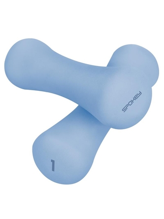 Spokey - Bone sada neoprenových činek 2 x 1kg modré Spokey - Bone sada neoprenových činek 2 x 1kg modré