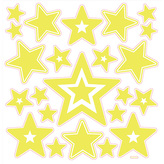 SPARKYS - Svítící samolepky na zeď 3D - HVĚZDY