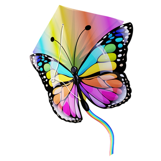 Létající Drak Pop Up Motýl 57x55 cm