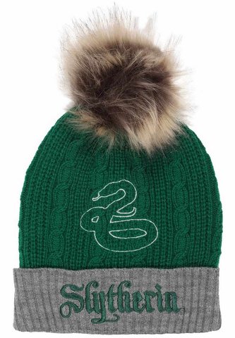 Úpletová zimní čepice Harry Potter: Kolej Zmijozel (univerzální)