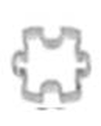 Vykrajovátko puzzle 2cm - Smolík