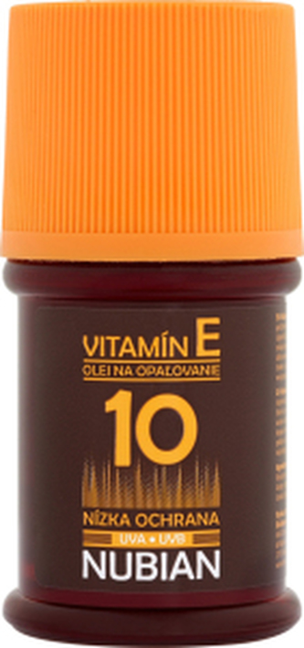 Nubian OF 10 olej na opalování, 60 ml