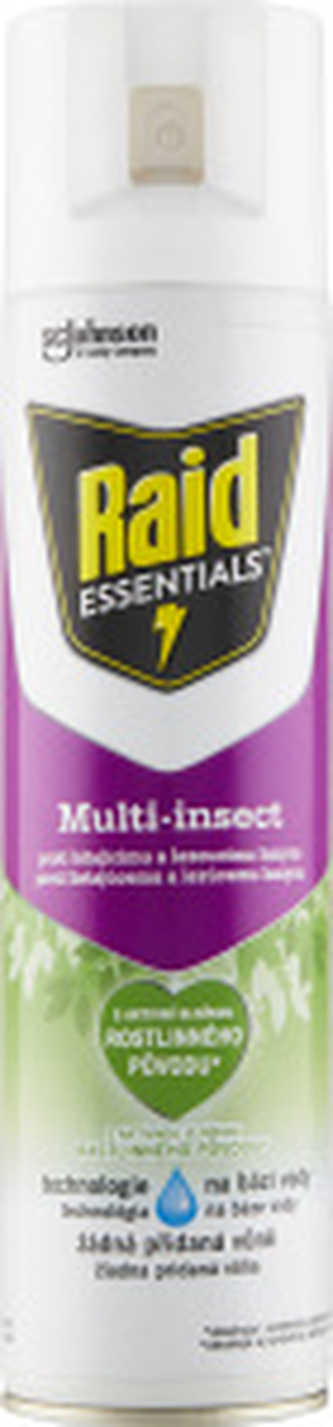 Raid Essentials Multi-insect proti létajícímu a lezoucímu hmyzu, 400 ml