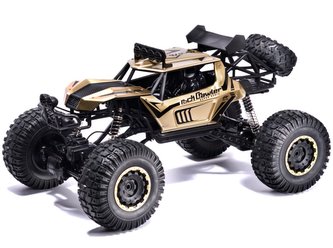 RC auto Rock Crawler 4x4 s kovovými díly, 2.4GHz, zlatá, RTR 1:8