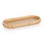 BANQUET Talíř servírovací oválný BRILLANTE Bamboo 20 x 8,5 x 2 cm