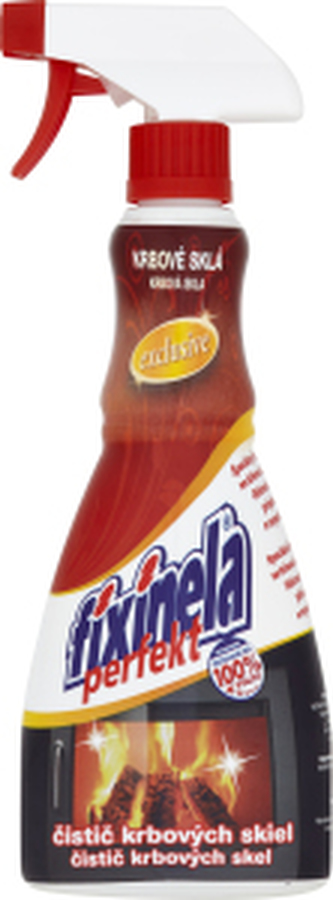Fixinela Perfekt čistič krbových skel a grilů, 500 ml