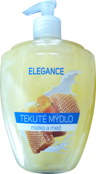 Elegance Mléko a med tekuté mýdlo, 500 ml