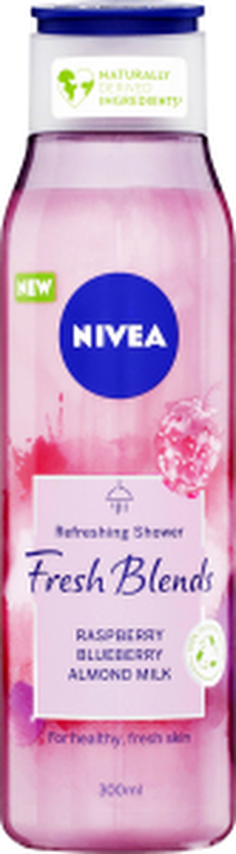 Nivea Fresh Blends Raspberry sprchový gel, 300 ml