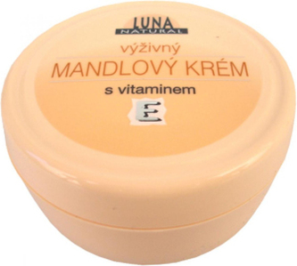 Luna Natural Vitamín E mandlový výživný krém, 200 ml