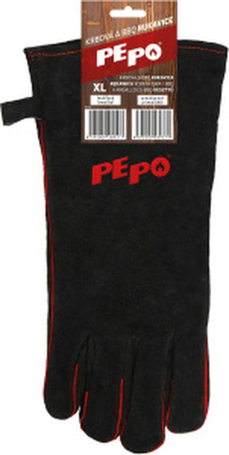 PE-PO krbová a BBQ rukavice levá
