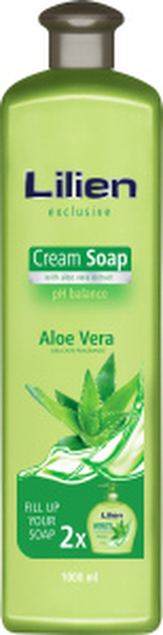 Lilien Aloe Vera tekuté mýdlo, náplň, 1 l