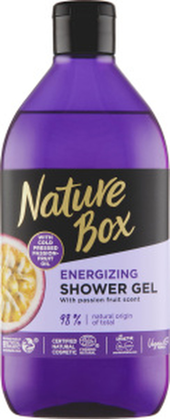 Nature Box Passion Fruit Oil sprchový gel, 385 ml