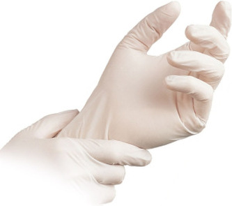 Vulkan Dona Sensitive latexové jednorázové rukavice velikost M, 100 ks