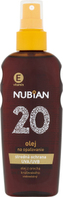 Nubian OF 20 Sprej olej na opalování, 150 ml