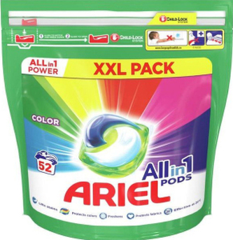 Ariel kapsle na praní All-in-1 Color, 52 praní