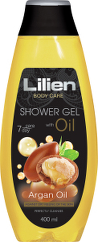 Lilien Argan Oil olejový sprchový gel, 400 ml
