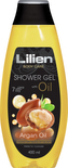 Lilien Argan Oil olejový sprchový gel, 400 ml