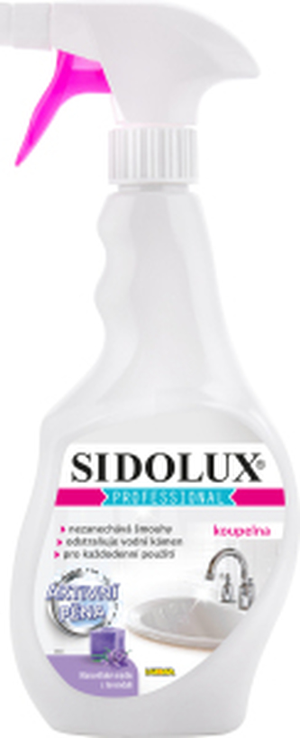 Sidolux Professional Koupelna čistič s aktivní pěnou levandule, 500 ml