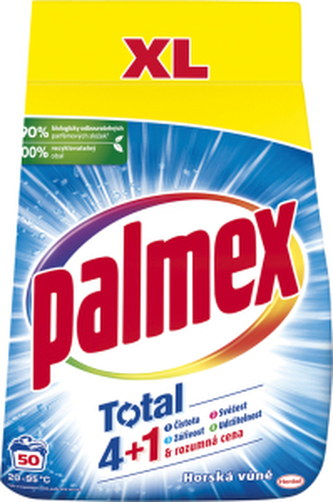Palmex Horská vůně prací prášek 50 praní, 3 kg