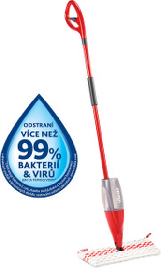Vileda 1.2 Spray Max plochý mop s rozprašovačem.