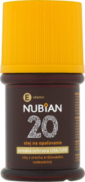 Nubian OF 20 olej na opalování, 60 ml