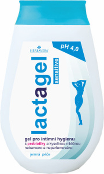 Herbavera intimní gel Sensitive s prebiotiky, 250 ml