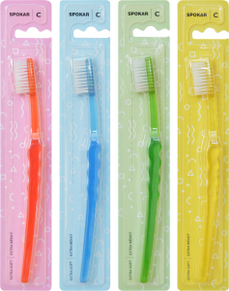 Spokar 3416 Clinic Sensitive zubní kartáček pro citlivé dásně, extra měkký