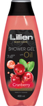 Lilien Cranberry olejový sprchový gel, 400 ml