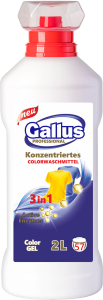 Gallus prací gel Color, 57 dávek, 2 l