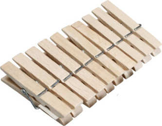 Spokar dřevěné kolíčky na prádlo, 20 ks v balení