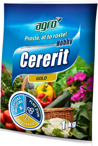 Cererit Hobby Gold kompaktované granulované hnojivo, 1 kg