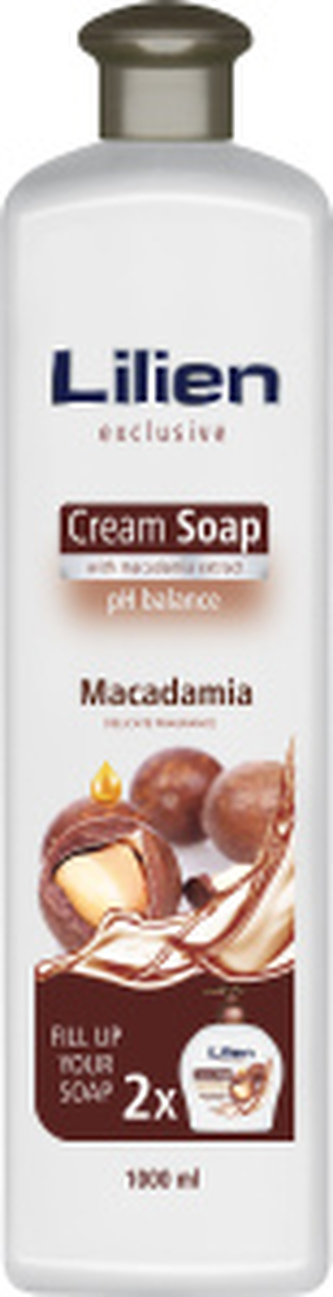 Lilien Macadamia tekuté mýdlo, náplň, 1 l