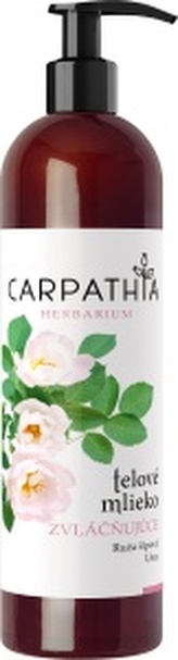 CARPATHIA Herbarium tělové mléko šípková růže a urea 250 ml